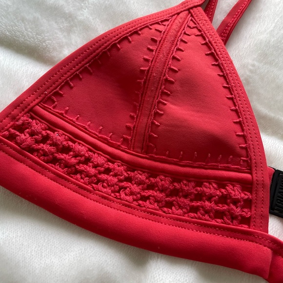 Triangl red bikini set - Picture 5 of 8